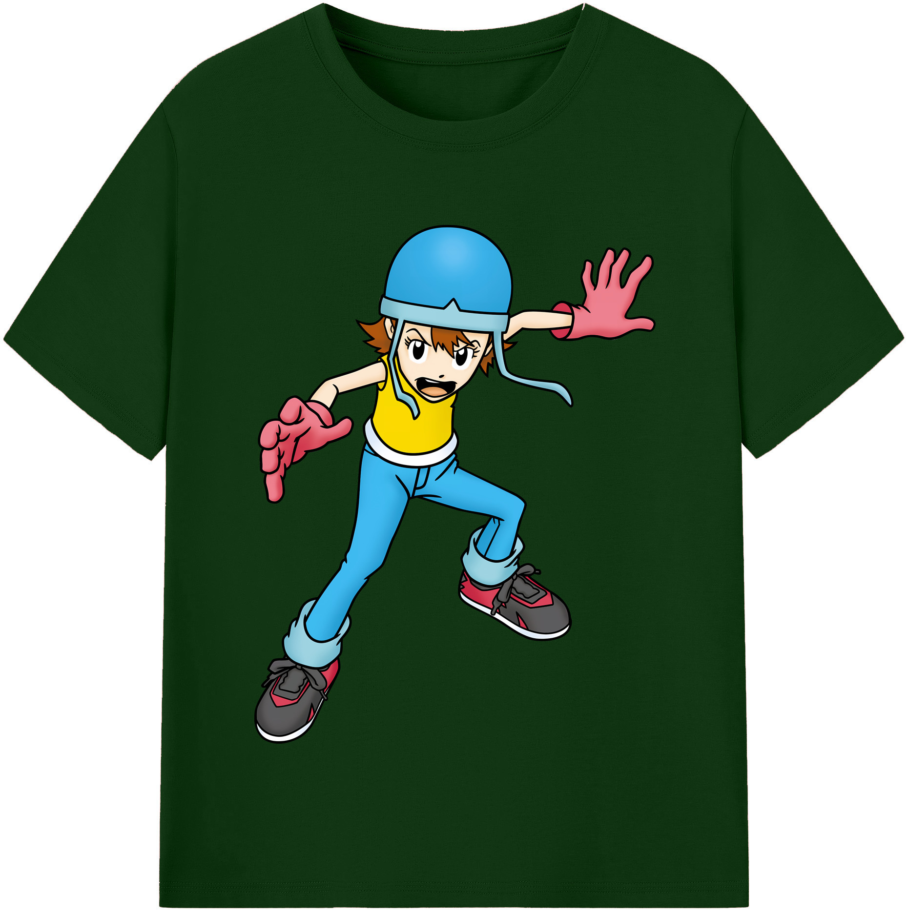 （画像用） Digimon デジタルモンスター/デジモン 綿100％半袖Tシャツ（フロントプリント）